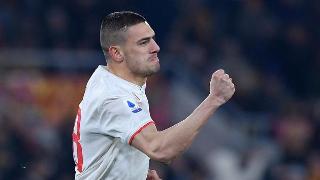 Obránce Merih Demiral z Juventusu. Obránce Merih Demiral z Juventusu.
