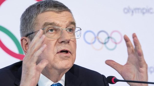 Šéf MOV Thomas Bach. Šéf MOV Thomas Bach.