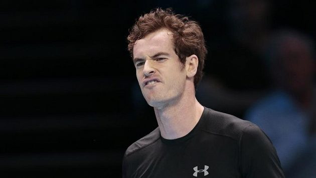 Britský tenista Andy Murray během utkání s Rafaelem Nadalem. Britský tenista Andy Murray během utkání s Rafaelem Nadalem.