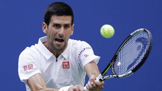 Srb Novak Djokovič v semifinále s Gaëlem Monfilsem z Francie. Srb Novak Djokovič v semifinále s Gaëlem Monfilsem z Francie.