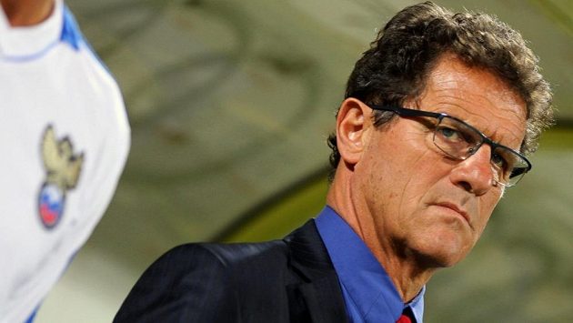 Trenér ruských fotbalistů Fabio Capello. Trenér ruských fotbalistů Fabio Capello.