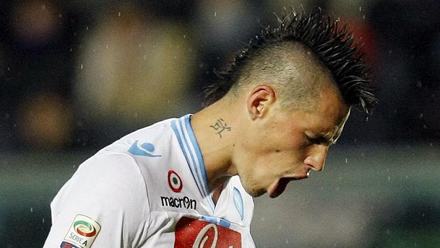 Slovenský fotbalista Marek Hamšík. Slovenský fotbalista Marek Hamšík.