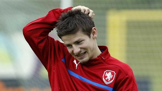 Václav Pilař na tréninku fotbalové reprezentace v polské Vratislavi Václav Pilař na tréninku fotbalové reprezentace v polské Vratislavi