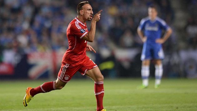 Záložník Bayernu Mnichov Franck Ribéry. Záložník Bayernu Mnichov Franck Ribéry.