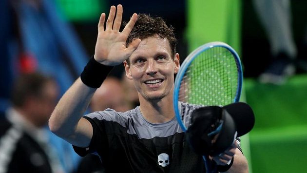 Spokojený Tomáš Berdych po postupu do semifinále turnaje v Dauhá. Spokojený Tomáš Berdych po postupu do semifinále turnaje v Dauhá.