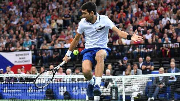 Skvělý showman Novak Djokovič. Skvělý showman Novak Djokovič.