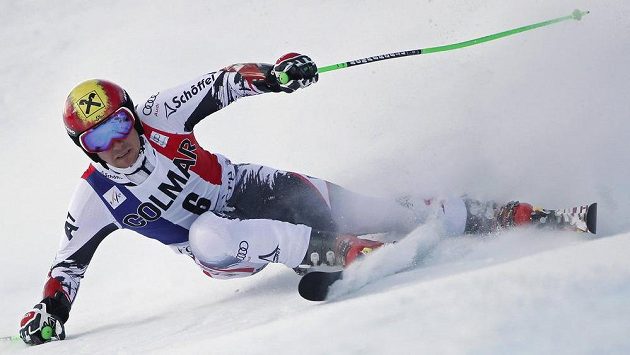 Rakušan Marcel Hirscher, vítěz závodu SP v obřím slalomu ve Val d'Isére. Rakušan Marcel Hirscher, vítěz závodu SP v obřím slalomu ve Val d'Isére.