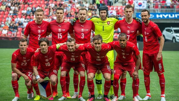 Fotbalisté českého národního týmu. Fotbalisté českého národního týmu.