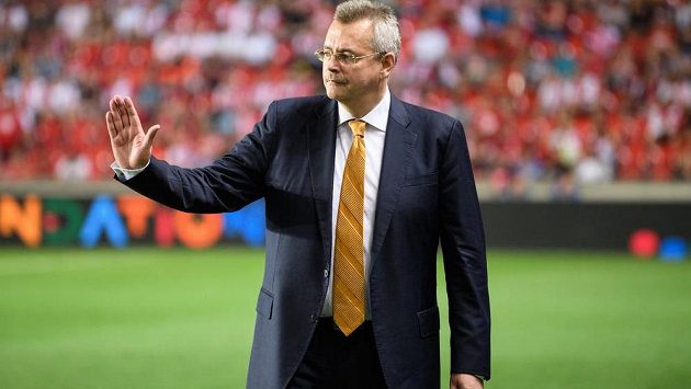 Šéf Slavie Jaroslav Tvrdík na archivním snímku. Šéf Slavie Jaroslav Tvrdík na archivním snímku.