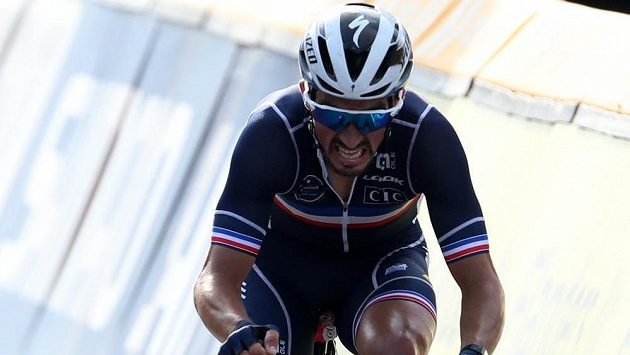 Francouz Julian Alaphilippe se stal mistrem světa. Francouz Julian Alaphilippe se stal mistrem světa.
