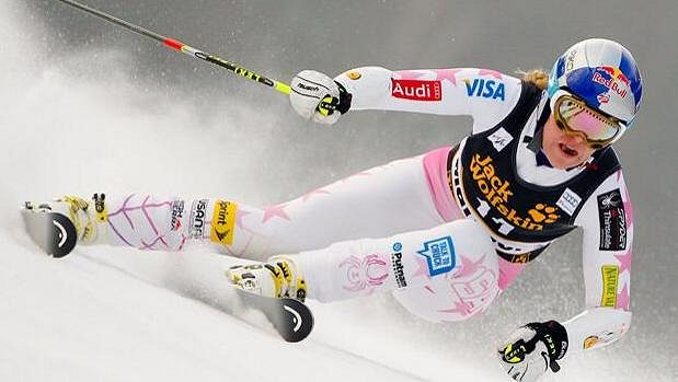 Americká lyžařka Lyndsey Vonnová. Americká lyžařka Lyndsey Vonnová.