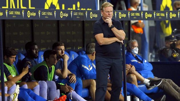 Trenér Barcelony Ronald Koeman. Trenér Barcelony Ronald Koeman.