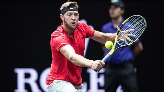 Jack Sock na archivním snímku z turnaje Laver Cup 2017. Jack Sock na archivním snímku z turnaje Laver Cup 2017.