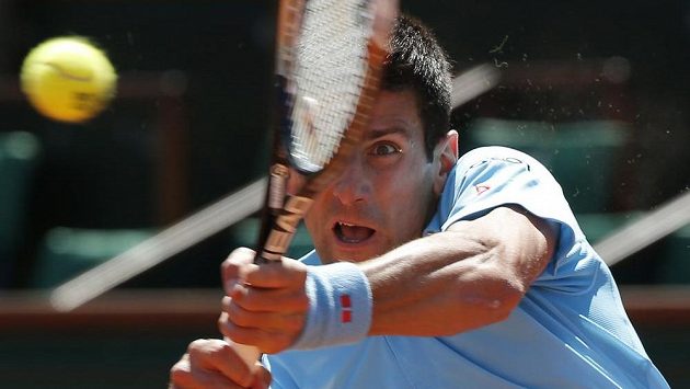 Novak Djokovič v semifinále Roland Garros. Novak Djokovič v semifinále Roland Garros.