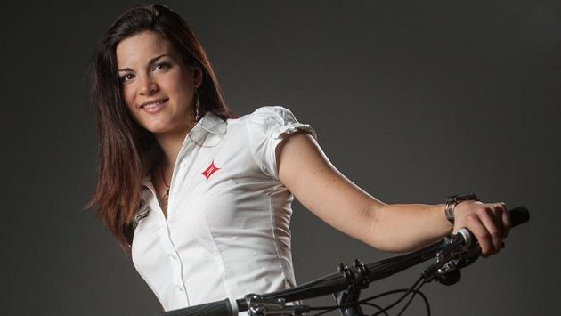 Bikerka Tereza Němcová. Bikerka Tereza Němcová.