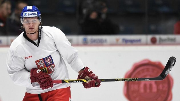 Martin Erat během tréninku hokejové reprezentace ve Znojmě. Martin Erat během tréninku hokejové reprezentace ve Znojmě.