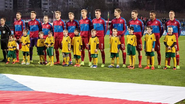 Fotbalisté české reprezentace před přátelským utkáním s Litvou. Fotbalisté české reprezentace před přátelským utkáním s Litvou.