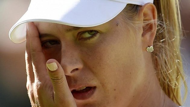 Všeříkající výraz Marie Šarapovové. Všeříkající výraz Marie Šarapovové.