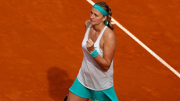 Petra Kvitová po výhře nad Ruskou Světlanou Kuzněcovovou. Petra Kvitová po výhře nad Ruskou Světlanou Kuzněcovovou.