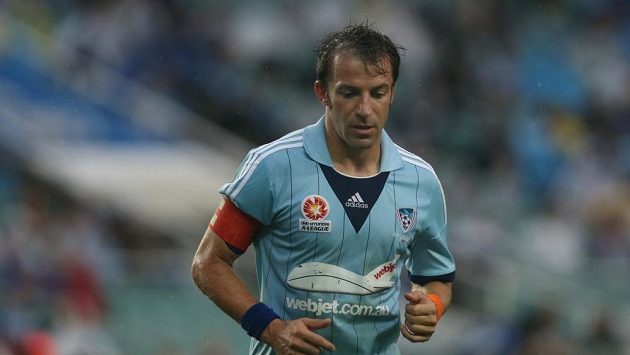 Italský fotbalista Alessandro Del Piero Italský fotbalista Alessandro Del Piero