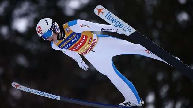 Hvězdný norský skokan Halvor Egner Granerud. Hvězdný norský skokan Halvor Egner Granerud.