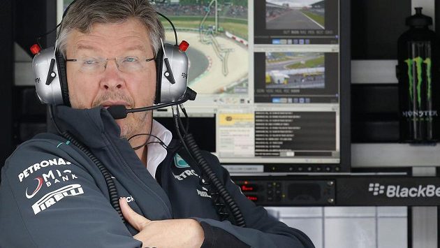 Ross Brawn na archivním snímku z Velké ceny Německa. Ross Brawn na archivním snímku z Velké ceny Německa.