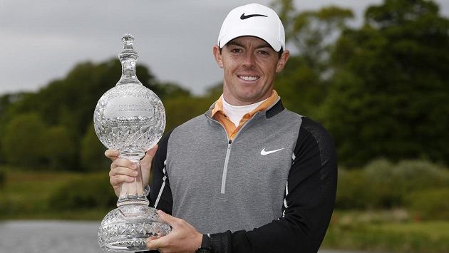 Severoirský golfista Rory McIlroy po triumfu při Irish Open. Severoirský golfista Rory McIlroy po triumfu při Irish Open.