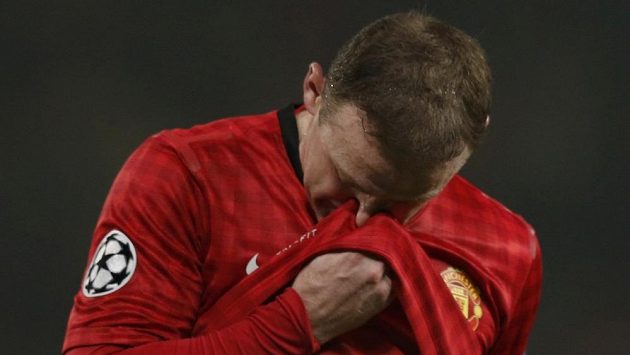 Útočník Manchesteru United Wayne Rooney. Útočník Manchesteru United Wayne Rooney.
