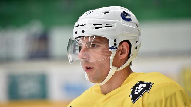 Radim Vrbata na prvním tréninku extraligového hokejového klubu BK Mladá Boleslav. Radim Vrbata na prvním tréninku extraligového hokejového klubu BK Mladá Boleslav.