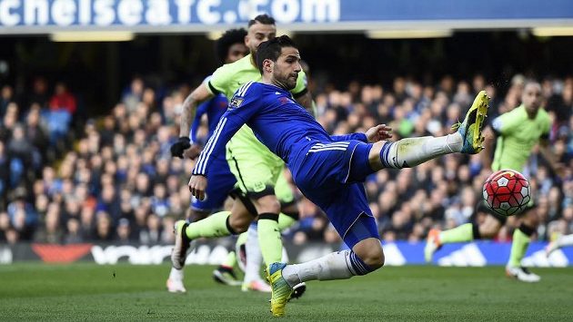 Záložník Chelsea Cesc Fábregas. Záložník Chelsea Cesc Fábregas.