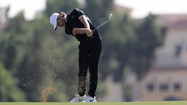 Angličan Tommy Fleetwood v Dubaji. Angličan Tommy Fleetwood v Dubaji.