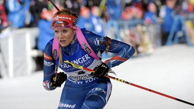 Česká biatlonista Gabriela Soukalová na trati vytrvalostního závodu na MS v Kontiolahti. Česká biatlonista Gabriela Soukalová na trati vytrvalostního závodu na MS v Kontiolahti.
