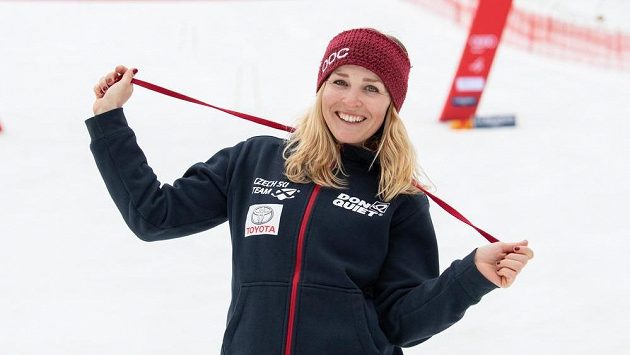 Alpská lyžařka Tereza Kmochová ve Špindlerově Mlýně. Alpská lyžařka Tereza Kmochová ve Špindlerově Mlýně.