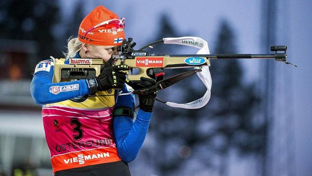 Finská biatlonistka Kaisa Mäkäräinenová ovládla sprint Světového poháru v Hochfilzenu. Finská biatlonistka Kaisa Mäkäräinenová ovládla sprint Světového poháru v Hochfilzenu.