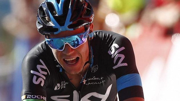 Irský cyklista Nicolas Roche ze stáje Sky na letošní Vueltě. Irský cyklista Nicolas Roche ze stáje Sky na letošní Vueltě.
