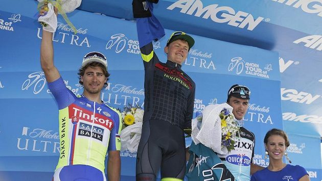 Peter Sagan (vlevo) byl v Kalifornii třikrát druhý, teď se ale dočkal etapového vavřínu. Peter Sagan (vlevo) byl v Kalifornii třikrát druhý, teď se ale dočkal etapového vavřínu.