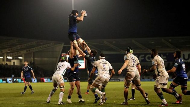 Zápas anglické ragbyové ligy mezi Sale Sharks a London Irish. Ilustrační foto Zápas anglické ragbyové ligy mezi Sale Sharks a London Irish. Ilustrační foto