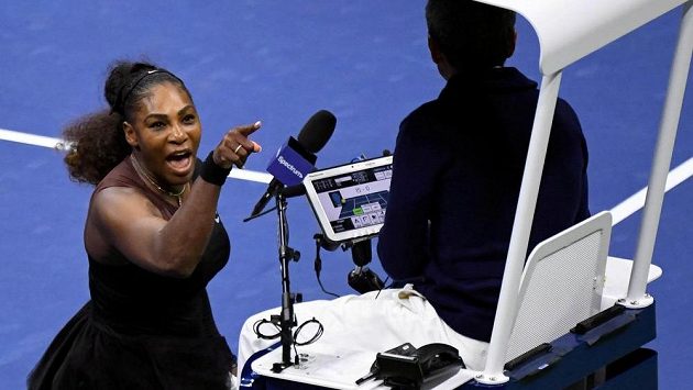 Serena Williamsová na ilustračním snímku z utkání US Open s Naomi Osakovou. Serena Williamsová na ilustračním snímku z utkání US Open s Naomi Osakovou.