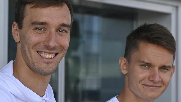 Moderní pětibojaři Jan Kuf (vlevo) a Martin Vlach Moderní pětibojaři Jan Kuf (vlevo) a Martin Vlach