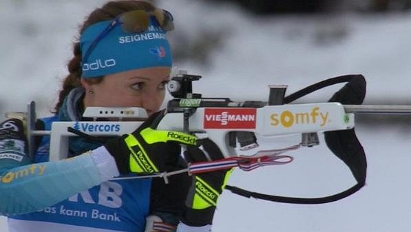 Elitní francouzská biatlonistka Anais Chevalierová je maminkou. Elitní francouzská biatlonistka Anais Chevalierová je maminkou.