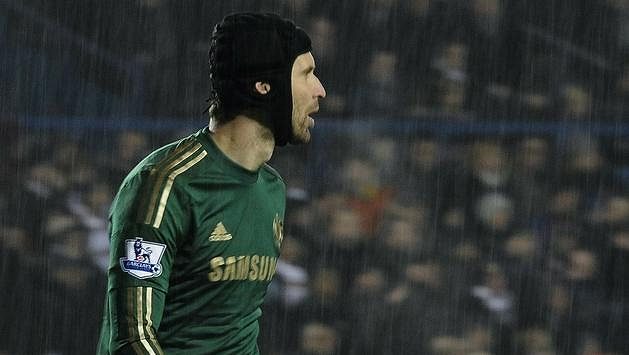 Petr Čech v brance Chelsea v utkání Ligového poháru s Leedsem Petr Čech v brance Chelsea v utkání Ligového poháru s Leedsem