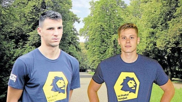 Volejbalisté oddílu Lvi Praha zahájili přípravu na sezonu. Nechybějí mezi nimi ani hvězdné posily Aleksandar Nedeljkovič (vlevo) a Stefan Skakič. Volejbalisté oddílu Lvi Praha zahájili přípravu na sezonu. Nechybějí mezi nimi ani hvězdné posily Aleksandar Nedeljkovič (vlevo) a Stefan Skakič.