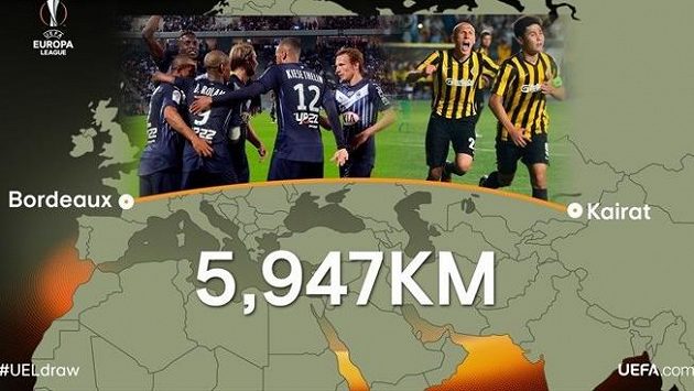 Francouzské Bordeaux a kazašské Almaty dělí skoro šest tisíc kilometrů. Francouzské Bordeaux a kazašské Almaty dělí skoro šest tisíc kilometrů.