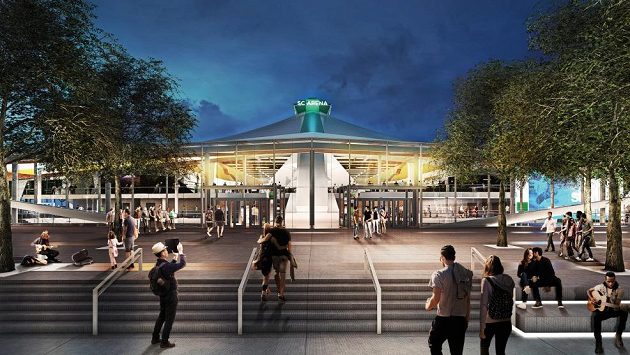 Vizualizace zmodernizované haly, v níž bude Seattle hrát v NHL od sezony 2021/22 své domácí zápasy. Vizualizace zmodernizované haly, v níž bude Seattle hrát v NHL od sezony 2021/22 své domácí zápasy.