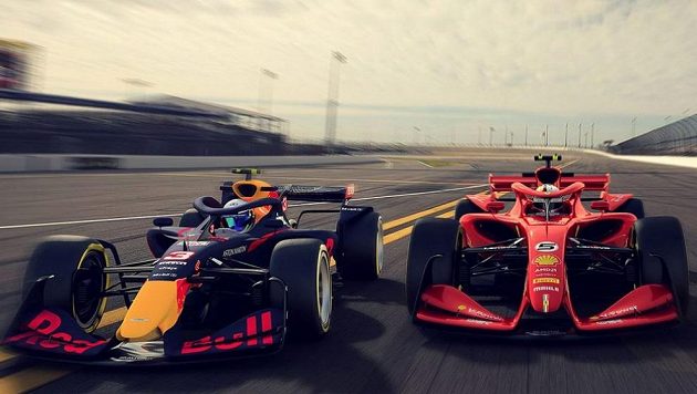 Ukázka monopostů Formule 1 pro rok 2021 v grafické vizualizaci. Ukázka monopostů Formule 1 pro rok 2021 v grafické vizualizaci.