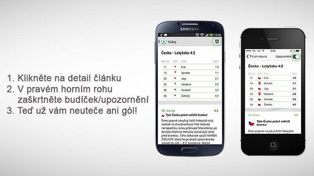 Takhle vypadá mobilní aplikace Sport.cz. Takhle vypadá mobilní aplikace Sport.cz.