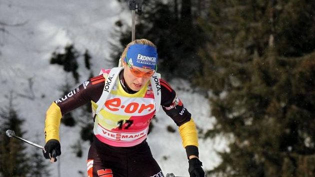 Německá biatlonistka Magdalena Neunerová. Německá biatlonistka Magdalena Neunerová.