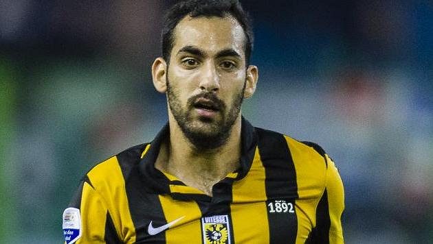 Izraelský obránce Dan Mori z Vitesse Arnhem. Izraelský obránce Dan Mori z Vitesse Arnhem.