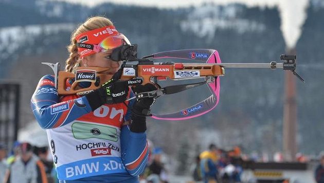 Česká biatlonistka Gabriela Soukalová Česká biatlonistka Gabriela Soukalová