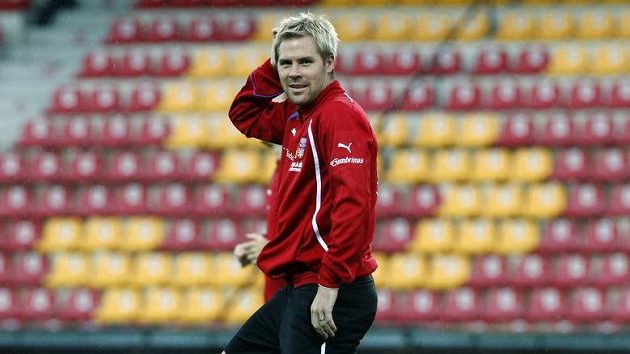 Tomáš Hübschman při tréninku české reprezentace. Tomáš Hübschman při tréninku české reprezentace.